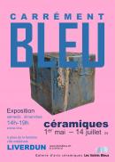 Carrement bleu : expo céramique