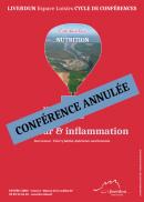 Conférence nutrition annulée